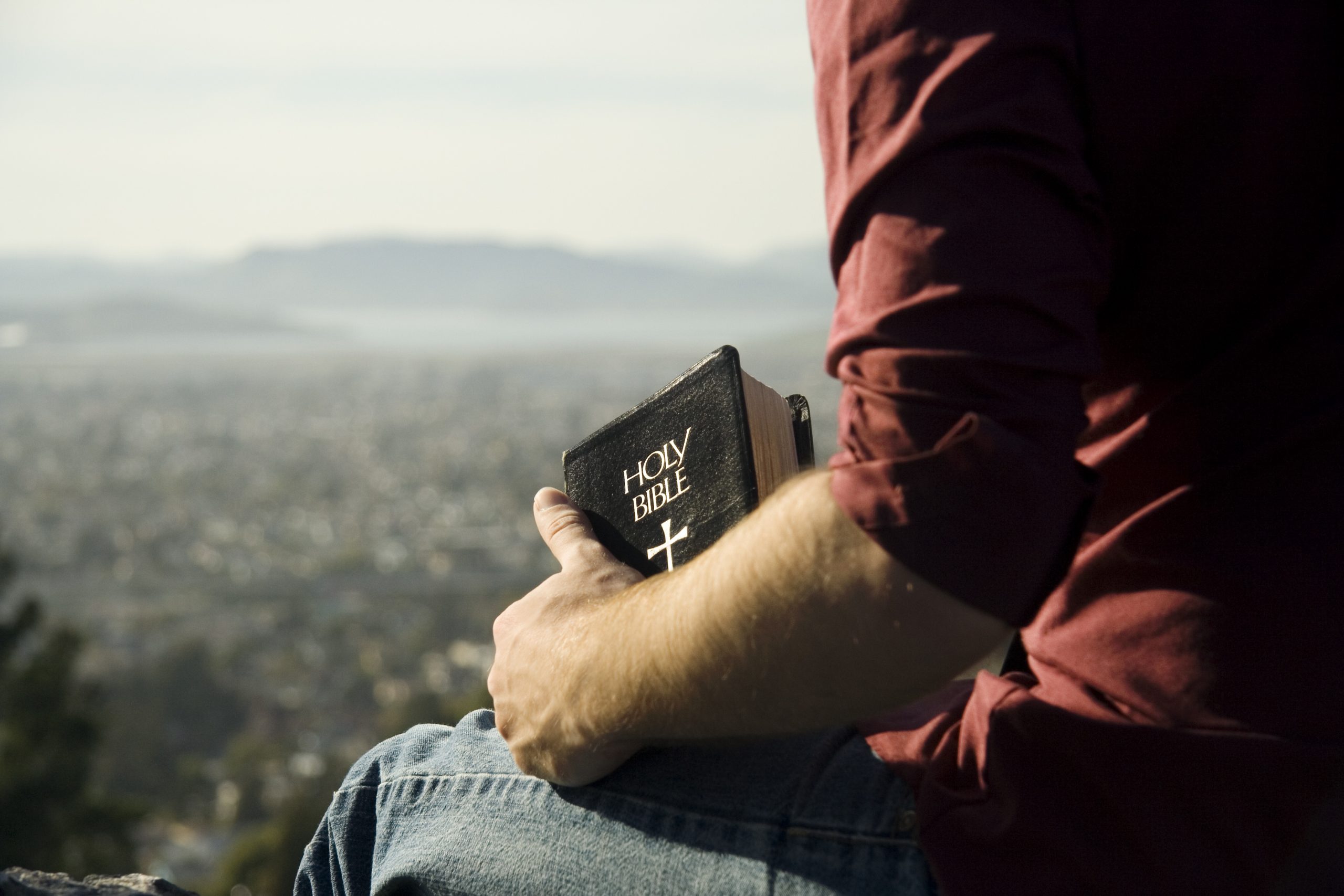 Bible and a view